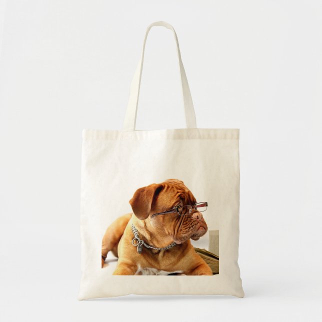 Bordeaux Mastiff, French Mastiff Bordeauxdog Gift Tote Bag (Front)