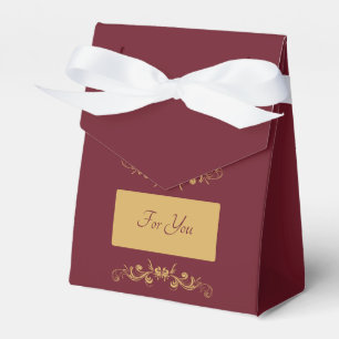 Bordeaux Personalised Favour Box