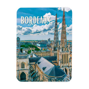 Bordeaux Photo Vintage  Magnet