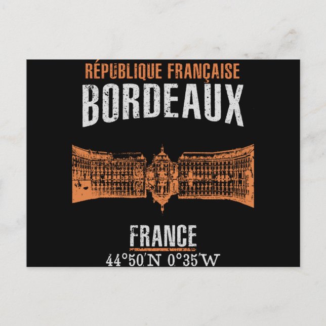Bordeaux Postcard (Front)