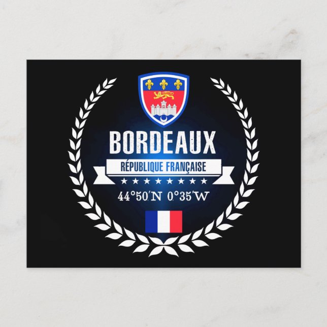 Bordeaux Postcard (Front)