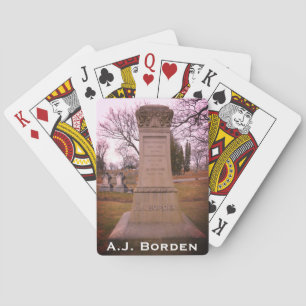 Borden Monument, Fall River, MA - A.J. Borden Playing Cards