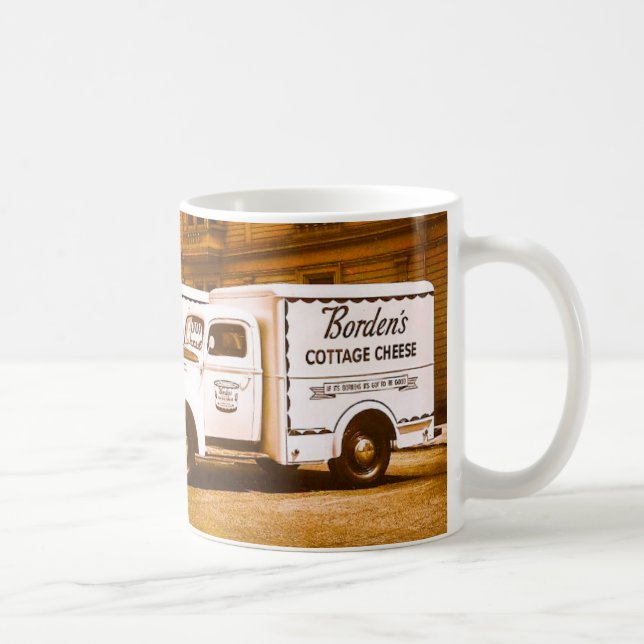 Borden's Cottage Cheese Truck Fleet Coffee Mug (Right)