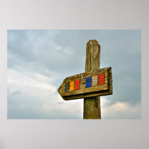 border between Belgium and France Poster