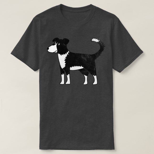 Border Collie 1  T-Shirt (Design Front)
