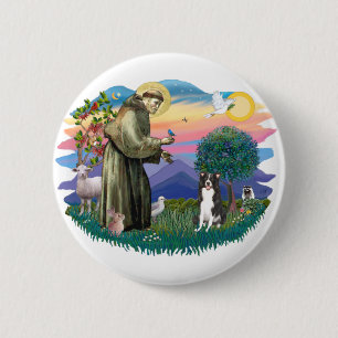 Border Collie 6 Cm Round Badge