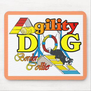 Border Collie Agility Gifts Mouse Pad