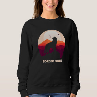Border Collie and Mountain Premium Sweatshirt