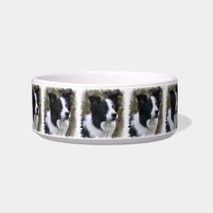 Border Collie Art Bowl