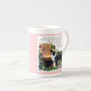 Border Collie Art Gifts Bone China Mug