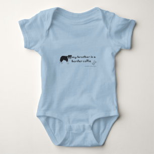border collie baby bodysuit