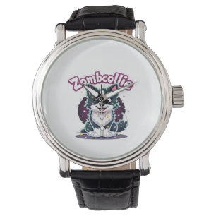 Border Collie BC Zombie Dog Halloween Essential T- Watch