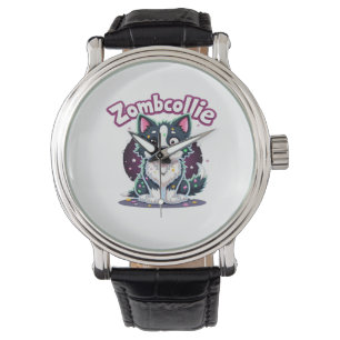 Border Collie BC Zombie Dog Halloween Essential T- Watch