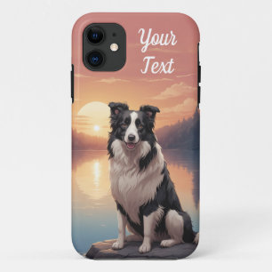 Border Collie by Lake iPhone 11 Case