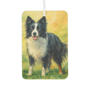 Border Collie Car Air Freshener