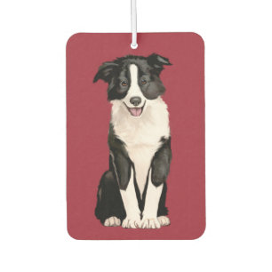 Border Collie Car Air Freshener