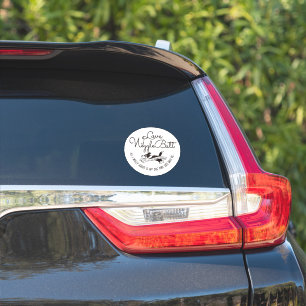 Border collie car sticker