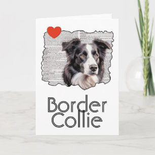 Border Collie Card