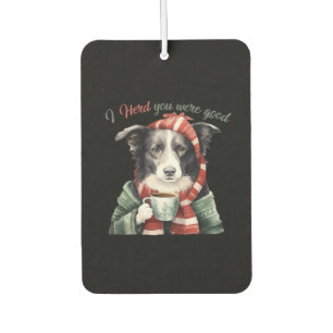 Border collie Christmas Jumper Essential T-Shirt Car Air Freshener