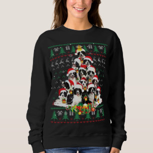 Border Collie Christmas Tree Ugly Sweater Dog Pupp