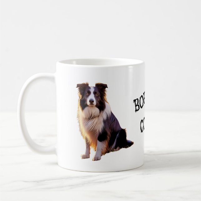 Border Collie Classic Mug, 11 oz Coffee Mug (Left)