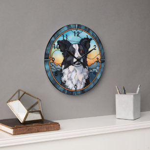 Border Collie Clock