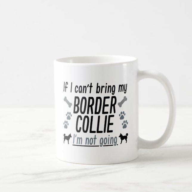 Border Collie Coffee Mug (Right)