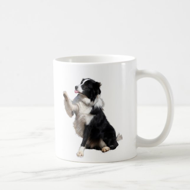 border collie coffee mug (Right)