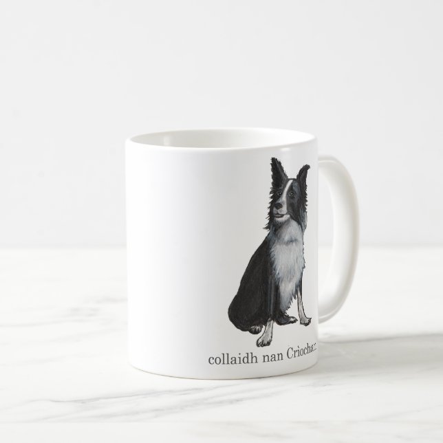 border collie - collaidh nan Crìochan  Coffee Mug (Front Right)