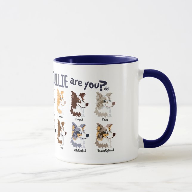 Border collie colors - Mug (Right)