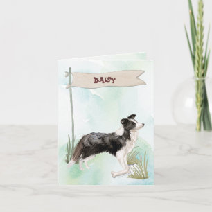 Border Collie Congratulations on New Dog Note Card