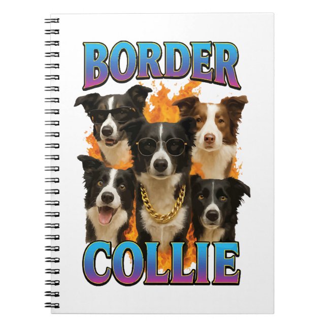 Border Collie Copy Notebook (Front)