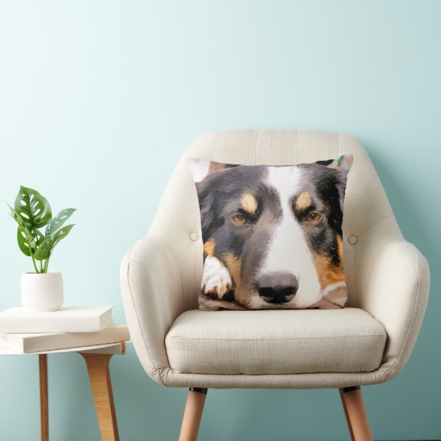 BORDER COLLIE CUSHION (Chair)