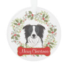 Border Collie Customisable Ornament