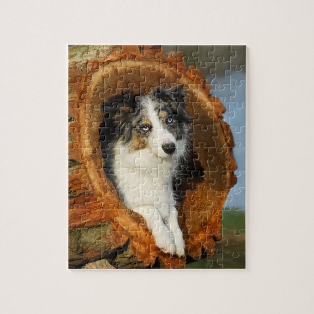 Border Collie cute dog Jigsaw Puzzle (Vertical)