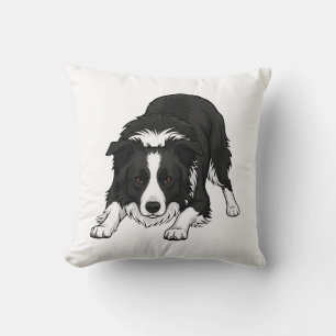 Border Collie Dog Cushion