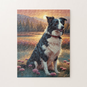 Border Collie Dog Jigsaw Puzzle