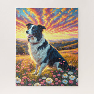 Border Collie Dog Jigsaw Puzzle