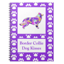 Border Collie Dog Kisses Silhouette Cute PPY&B
