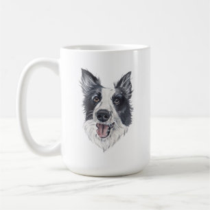 Border Collie Dog Mug   15 oz