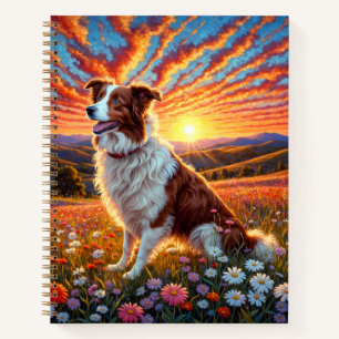 Border Collie Dog Notebook