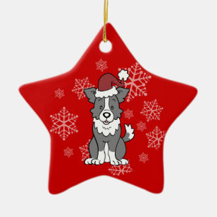 Border Collie Dog Ornament
