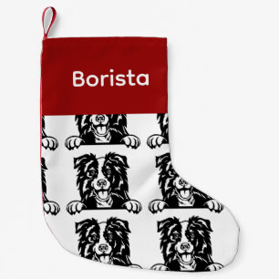 Border Collie dog socks Customised dog Socks - Pu