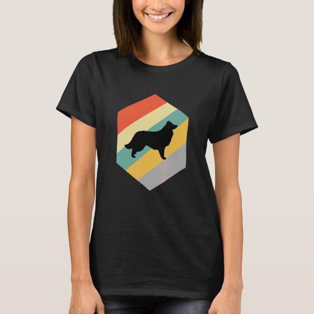 Border Collie Dog T-Shirt (Front)