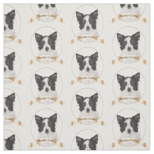 Border Collie Fabric