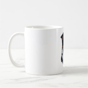 Border Collie face Coffee Mug