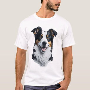 Border Collie face T-Shirt
