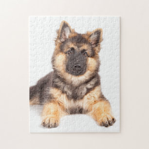 Border Collie German Shepherd Mix Jigsaw Puzzle