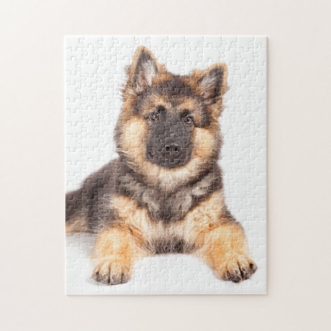 Border Collie German Shepherd Mix Jigsaw Puzzle (Vertical)