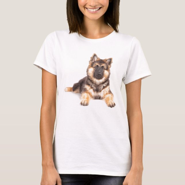 Border Collie German Shepherd Mix T-Shirt (Front)
